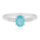 Bague en argent et Apatite bleue