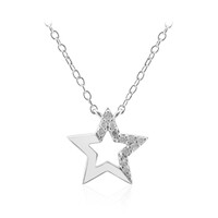 Collier en argent et Diamant I3 (I)