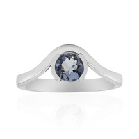 Bague en argent et Tanzanite non chauffée