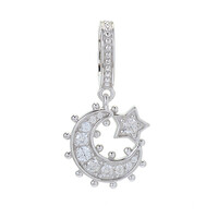 Pendentif en argent et Zircon (Dallas Prince Designs)