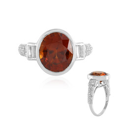 Bague en argent et Grenat Hessonite (Adela Silber)