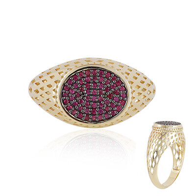 Bague en or et Rubis (Ornaments by de Melo)