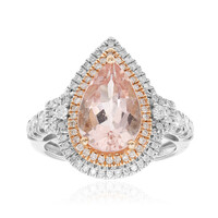 Bague en or et Morganite AAA (CIRARI)