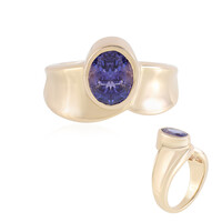 Bague en argent et Tanzanite