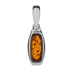 Pendentif en argent et Ambre baltique