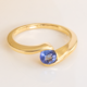 Bague en argent et Tanzanite