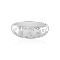 Bague en argent et Diamant I2 (J)