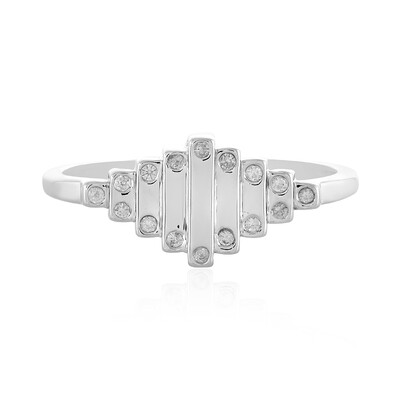 Bague en argent et Zircon (MONOSONO COLLECTION)