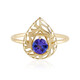 Bague en or et Tanzanite AAA (Ornaments by de Melo)