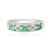 Bague en argent et Grenat Tsavorite