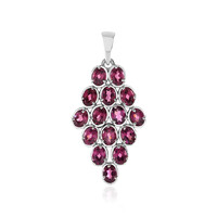 Pendentif en argent et Grenat Rhodolite