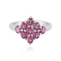 Bague en argent et Grenat Rhodolite