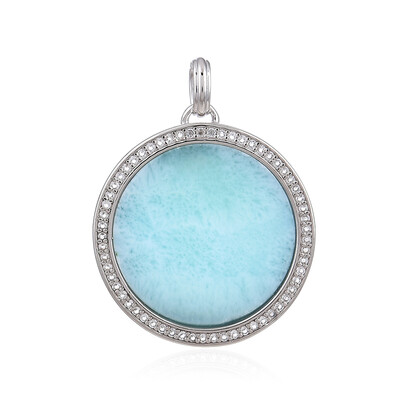 Pendentif en argent et Larimar