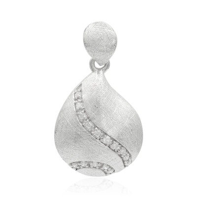 Pendentif en argent et Diamant I1 (G) (Annette)