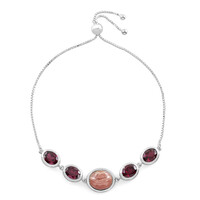 Bracelet en argent et Rhodochrosite (Faszination Türkis)