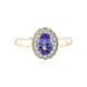 Bague en or et Tanzanite