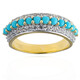 Bague en argent et Turquoise Sleeping Beauty