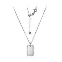 Collier en argent et Topaze blanche