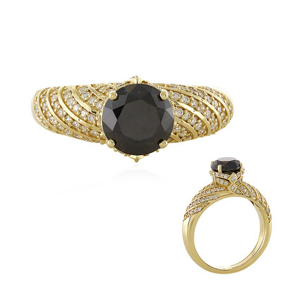 Bague en or et Diamant noir (de Melo)