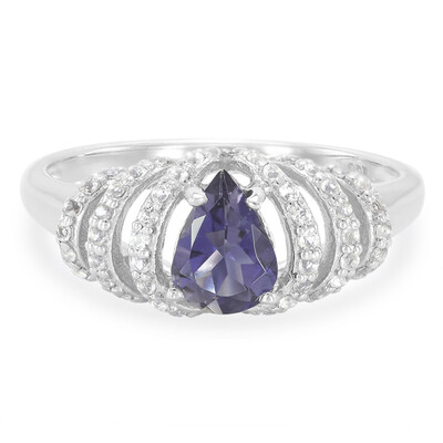 Bague en argent et Iolite d’Orissa