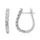 Boucles d'oreilles en argent et Topaze blanche