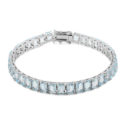 Bracelet en argent et Topaze bleu ciel