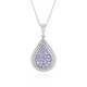 Collier en argent et Tanzanite