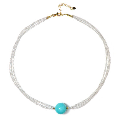 Collier en argent et Amazonite