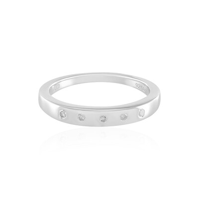 Bague en argent et Diamant I2 (I)