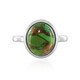 Bague en argent et Turquoise verte de Kingman