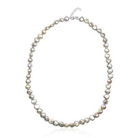 Collier en argent et Perle de culture d'eau douce (TPC)