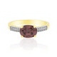 Bague en or et Zircon rose