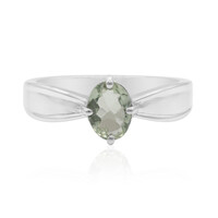 Bague en argent et Tourmaline verte