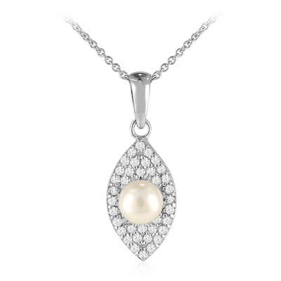 Collier en argent et Perle de culture d'eau douce