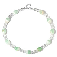 Collier en argent et Fluorite