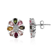 Boucles d'oreilles en argent et Tourmaline