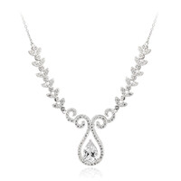 Collier en argent et Topaze blanche