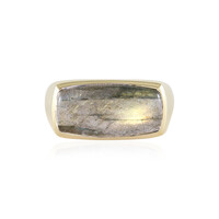 Bague en argent et Labradorite dorée de Maniry (KM by Juwelo)