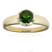 Bague en or et Diopside de Russie (CUSTODANA)