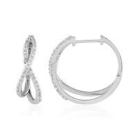 Boucles d'oreilles en argent et Zircon