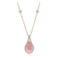 Collier en or et Opale rose (CIRARI)