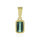 Pendentif en argent et Tourmaline verte de Benedito