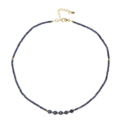 Collier en argent et Saphir bleu (Riya)