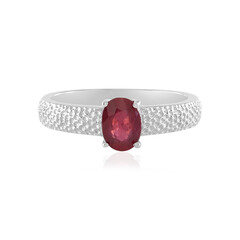 Bague en argent et Rubis de Bemainty