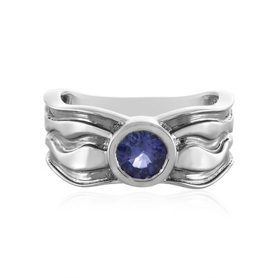 Bague en argent et Tanzanite (SAELOCANA)