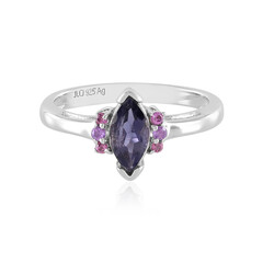 Bague en argent et Iolite