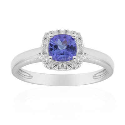 Bague en or et Tanzanite AAA