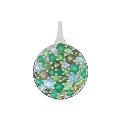 Pendentif en or et Tourmaline verte du Brésil (KM by Juwelo)