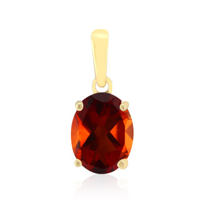 Pendentif en or et Citrine Madère