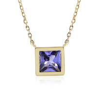 Collier en or et Tanzanite AAA